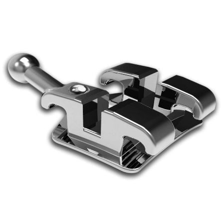 Braces Brackets Roth 0.22" with Hooks on 3's 4's 5's . Mesh Base Kit-TopDental