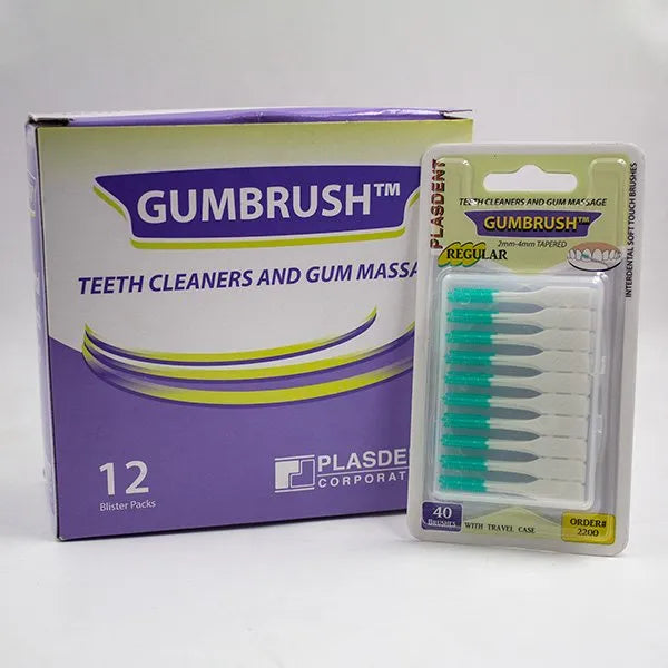 GumBrush Interdental Brushes 12 x Blister Packs 40/Pk #2200