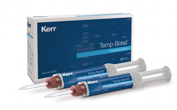 Temp-Bond Automix Syringes with Tips 2x6gm, Temporary Cement Crown & Bridge