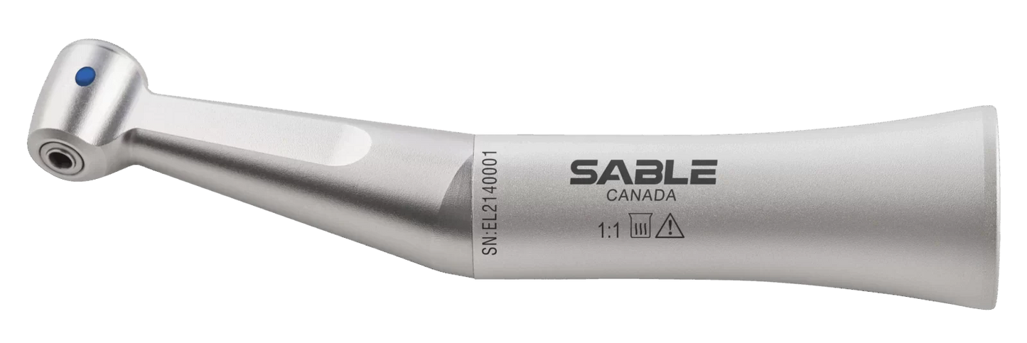 Sable E-Type 1:1 Ball Bearing Latch Contra Angle Slow Speed Handpiece