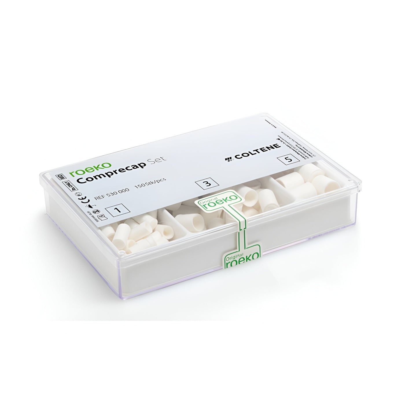 Retraction Caps Comprecap Set, Assorted 150/Pk