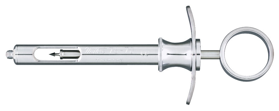 Anesthetic Aspirating Syringe Instrument  CW 1.8cc with Harpoon, J&amp;J