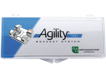Agility Braces Brackets MBT or Roth 0.22" with Hooks 3's 4's 5's, Mesh Base Kit-G&amp;H USA