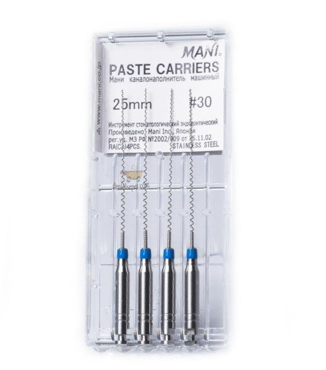 Paste Carriers/Lentulo 4/pk 25mm