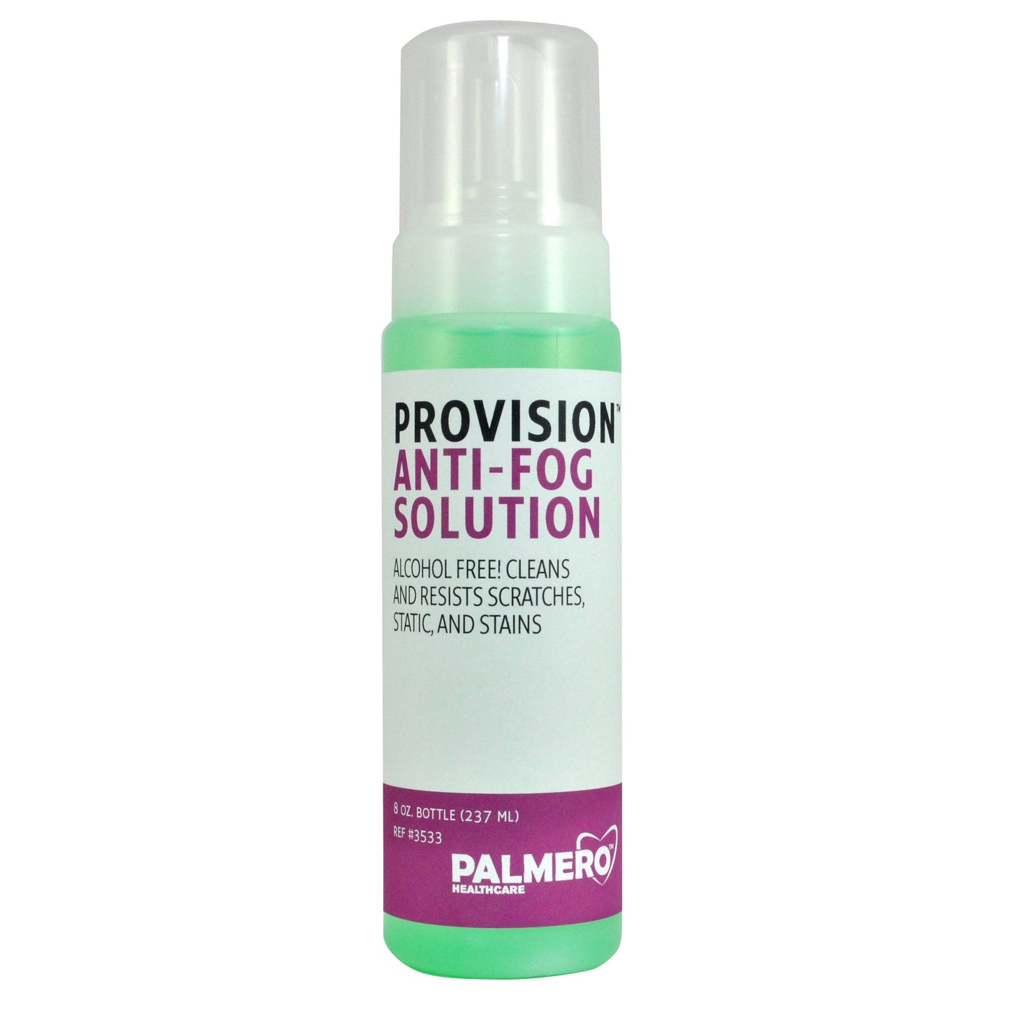 Palmero, Provision Anti Fog Loupes, Mirror, Scopes Solution 8oz