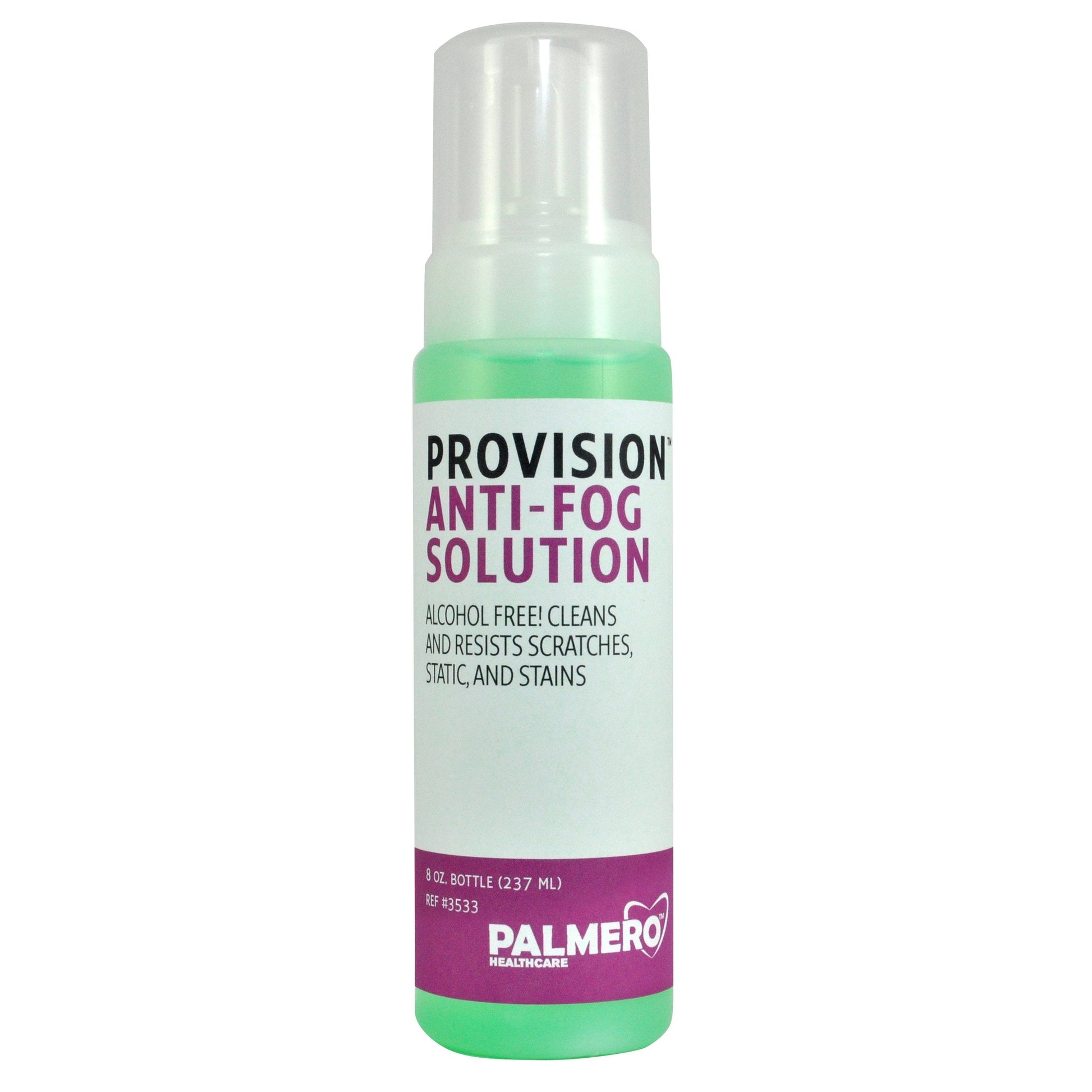 Palmero, Provision Anti Fog Loupes, Mirror, Scopes Solution 8oz