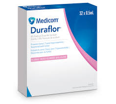 Duraflor 5% Sodium Fluoride Varnish 32/Box, Bubble Gum