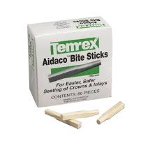 Aidaco Bite Sticks Crown &amp; Inlay Seating  80/Box-Temrex