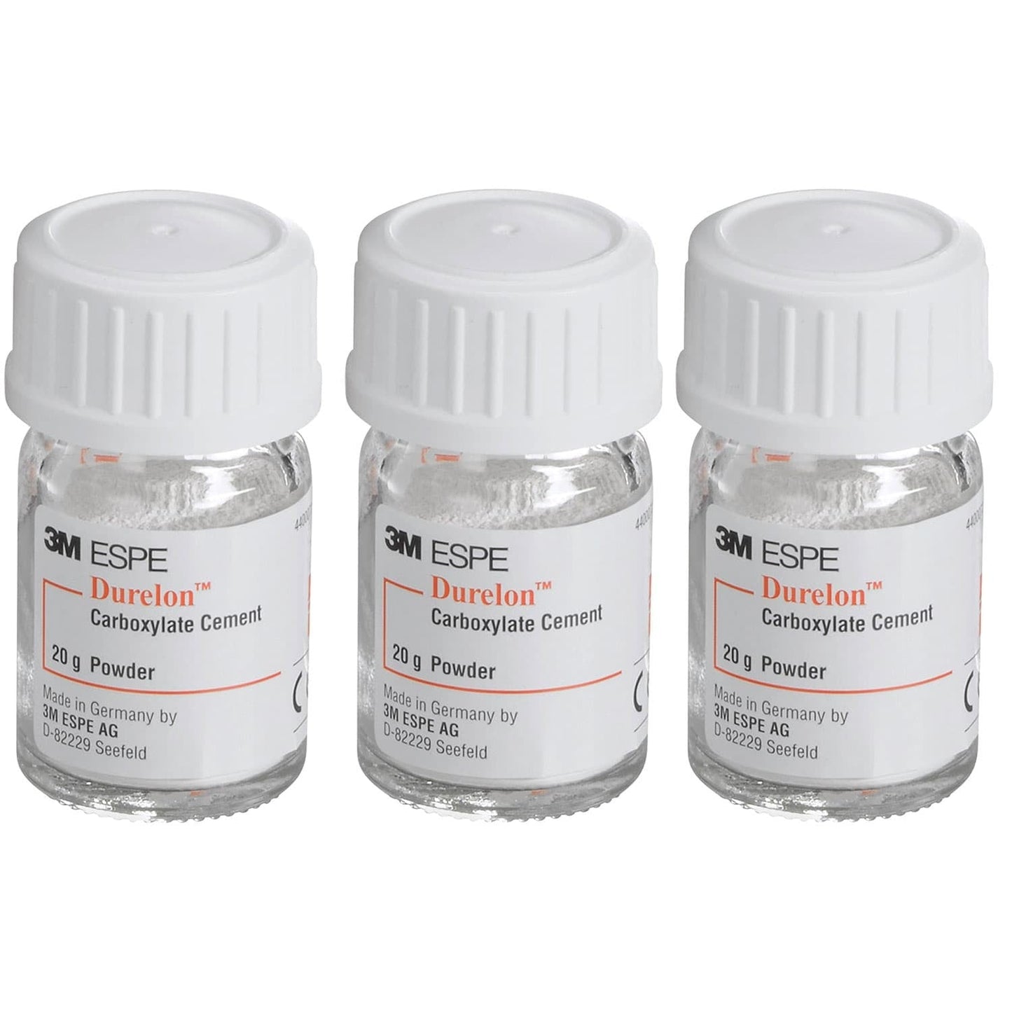 Durelon Carboxylate Luting Cement Powder Refill, 3x20gm -Liquid 40ml