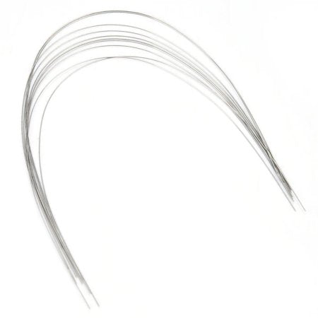 SuperElastic NITI Wire Round Natural Shape 10/Pk-AOC
