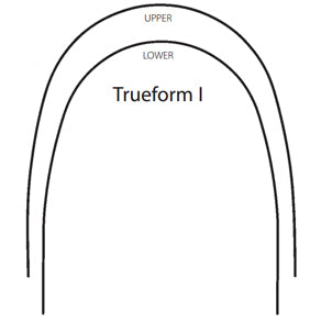 G4™ Nickel Titanium, NITI Rectangular Wires Trueform Shape Bulk Pack 25/Box